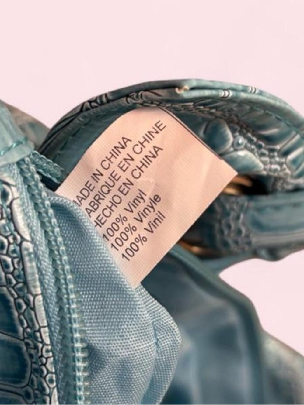 Y2K Baby Blue Ruffle Shoulder Bag - Picture 8 of 8